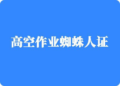 中国人妖艹屁眼视频高空作业蜘蛛人证